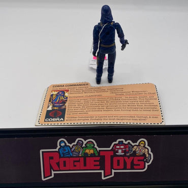 Hasbro GI Joe Vintage Cobra Commander Hooped-Mailaway (Complete) - Rogue Toys