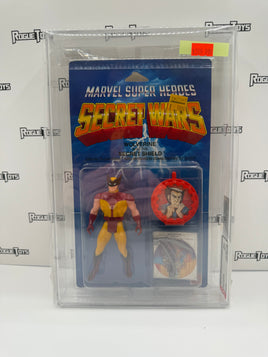 Mattel Marvel Super Heroes Secret Wars Wolverine and his Secret Shield (AFA 80 NM)