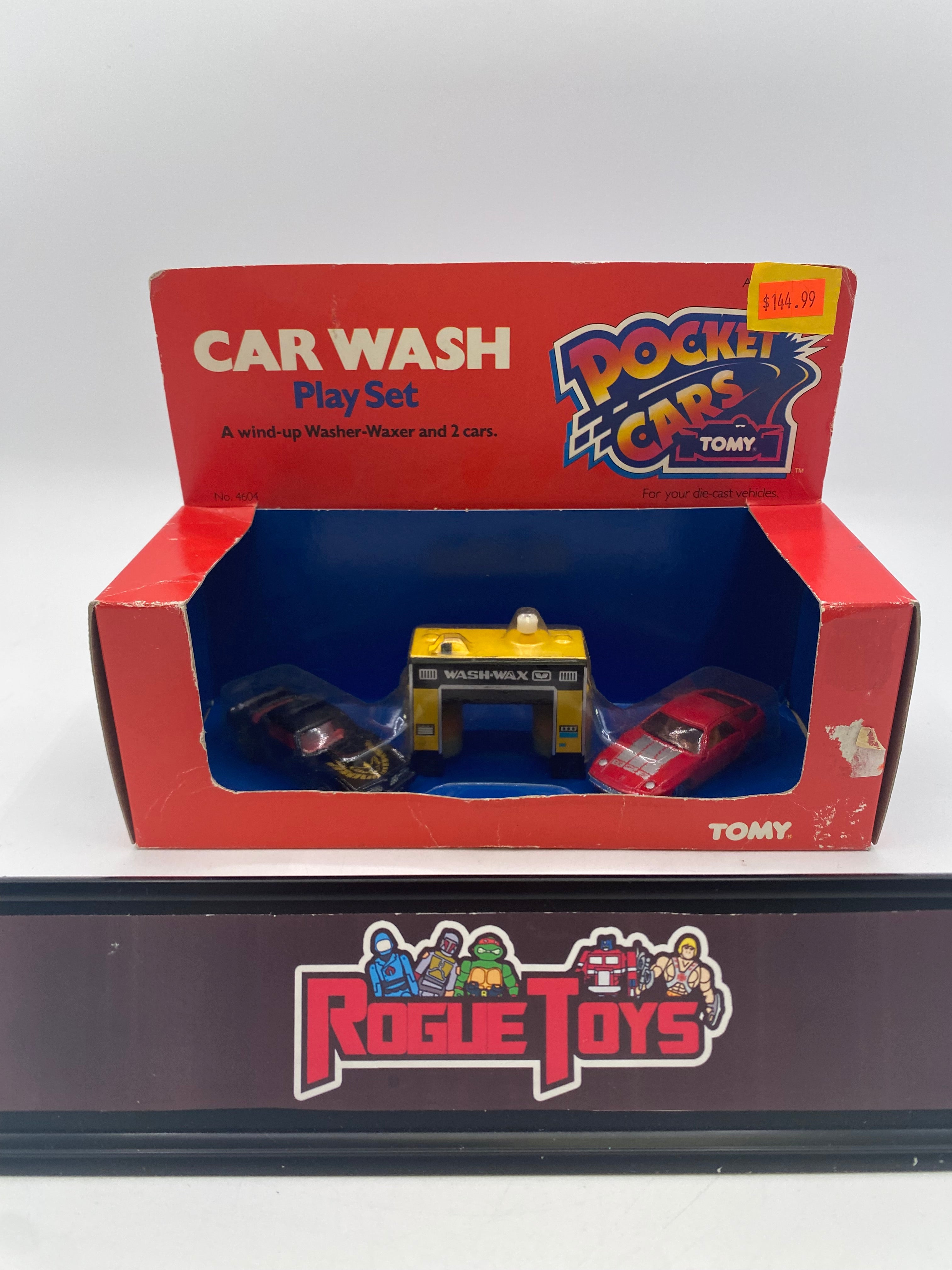 Tomy 1983 Pocket Cars Car Wash Play Set| Rogue Toys