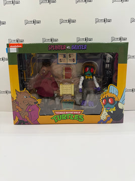 NECA Reel Toys Nickelodeon Teenage Mutant Ninja Turtles Splinter vs. Baxter