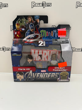 Diamond Select Toys Marvel Minimates The Avengers Maria Hill & Chitauri Footsoldier 2-Pack