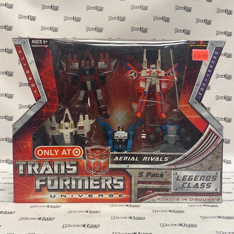 Hasbro Transformers Universe Legends Class Aerial Rivals 5 Pack (Target Exclusive) - Rogue Toys