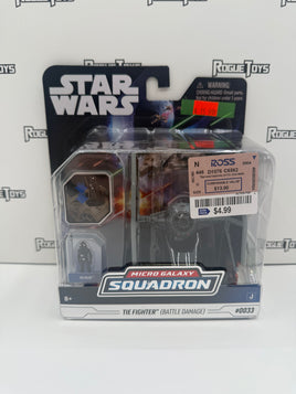 Jazwares Star Wars Micro Galaxy Squadron Series 2 TIE Fighter (Battle Damage)