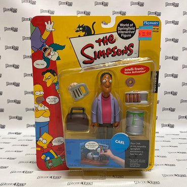 Playmates The Simpsons World of Springfield Interactive Figure Series 6 Carl - Rogue Toys