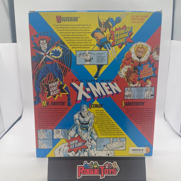 ToyBiz Marvel Comics The Uncanny X-Men Action Figure Gift Set Wolverine | Iceman | Mr. Sinister | Sabretooth