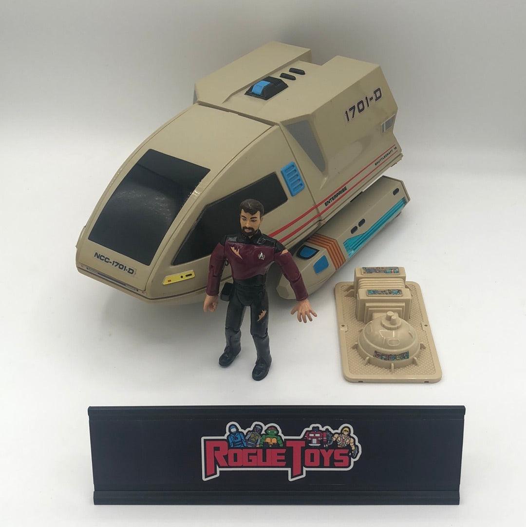 Playmates Star Trek The Next Generation Shuttlecraft Goddard with Commander Riker