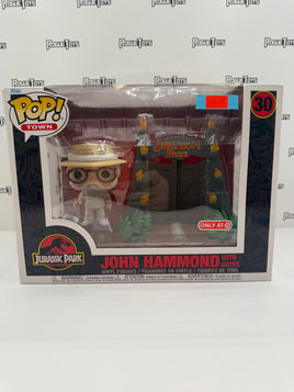 Funko POP! Town Jurassic Park John Hammond with Gates (Target Exclusive)