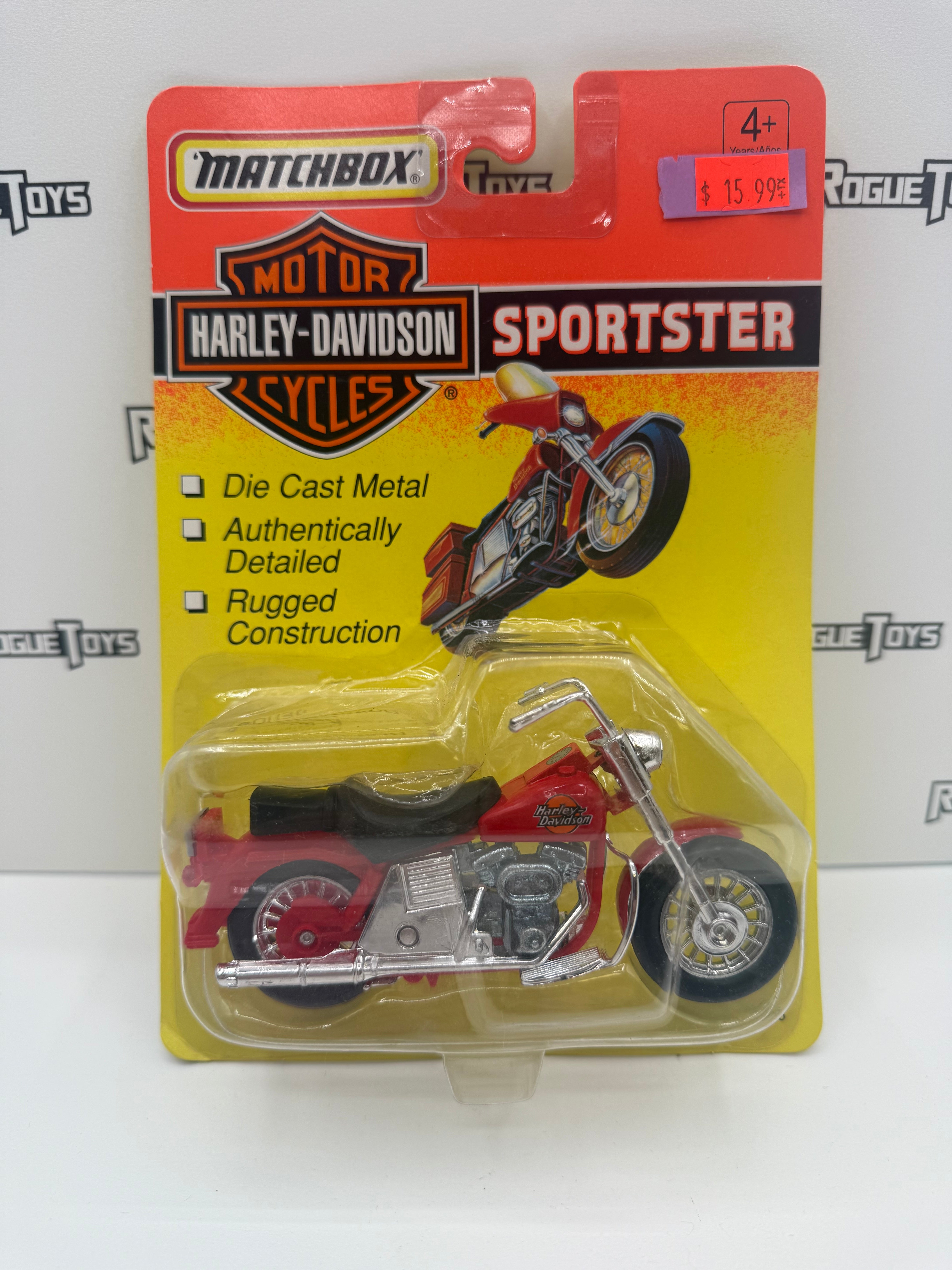Matchbox Harley-Davidson Motorcycles Sportster| Rogue Toys