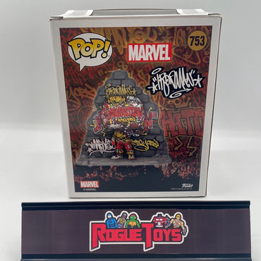 Funko POP! Marvel “Street Art” Collection Deluxe Iron Man (GameStop Exclusive)