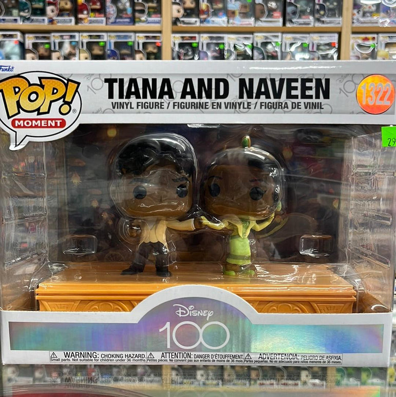 Funko POP! Moment Disney 100 Tiana and Naveen 1322 - Rogue Toys