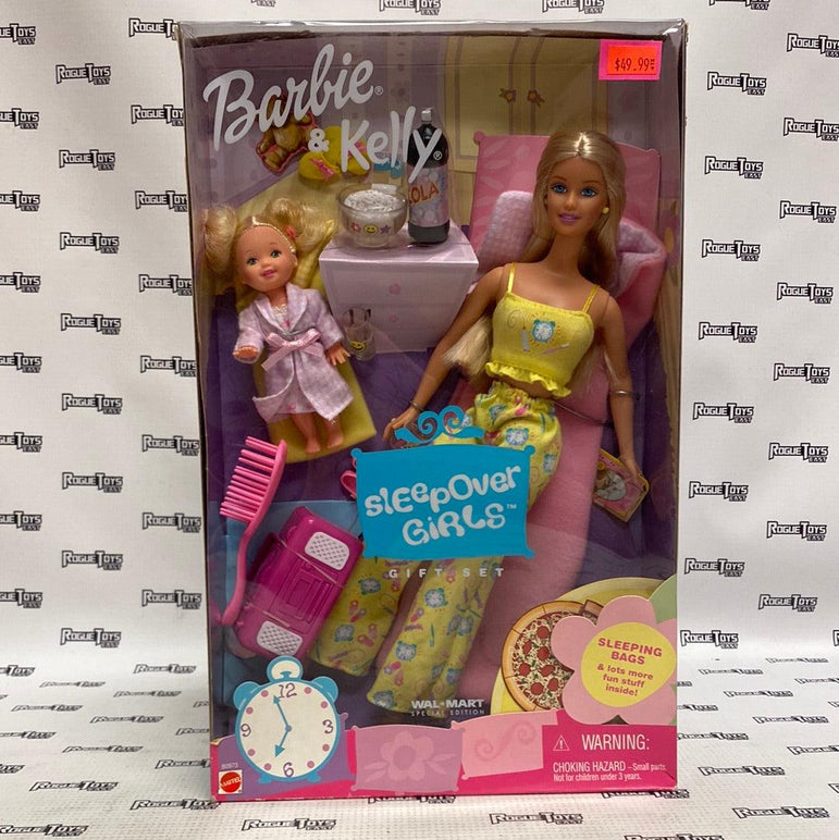 Mattel 2002 Special Edition Barbie & Kelly Sleepover Girls Gift Set (Walmart Exclusive) - Rogue Toys