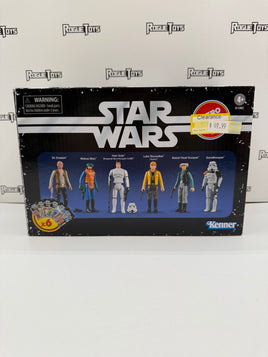 Hasbro Star Wars Retro Collection 6-Pack Dr. Evazan /// Walrus Man /// Han Solo (Imperial Stormtrooper Outfit) /// Luke Skywalker (Yavin) /// Rebel Fleet Trooper /// Sandtrooper