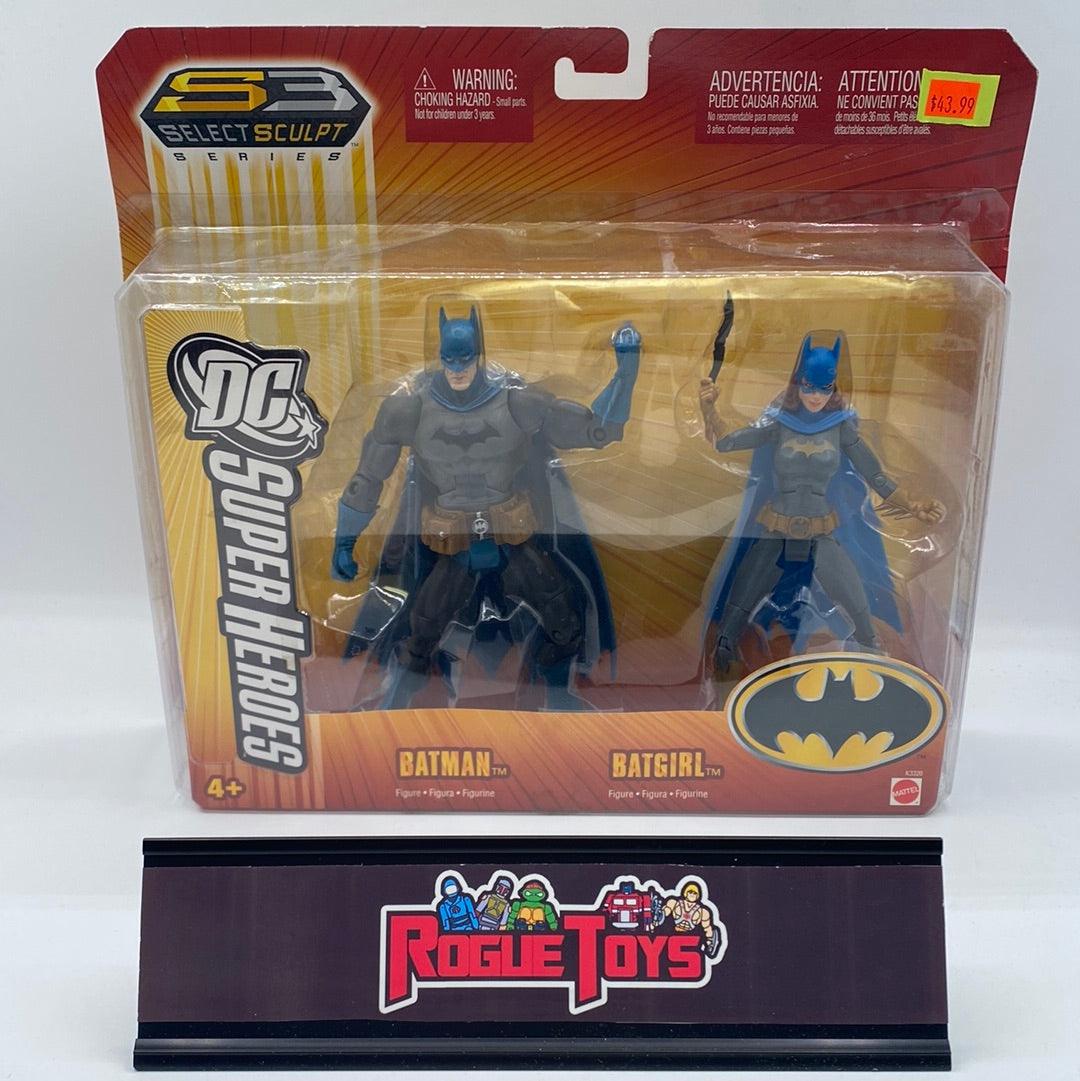 Mattel DC Super Heroes Select Sculpt Series Batman & Batgirl