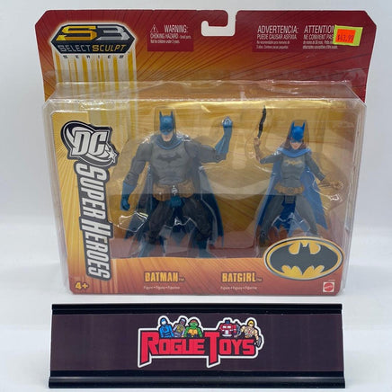 Mattel DC Super Heroes Select Sculpt Series Batman & Batgirl - Rogue Toys