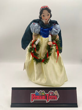 Vintage Walt Disney Snow White Porcelain Doll Lighted Christmas Tree Topper (Not Tested)