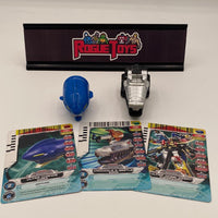 Bandai Power Rangers Mega Force Crocodile + Ultra Change Zords w/ (3) Cards - Rogue Toys