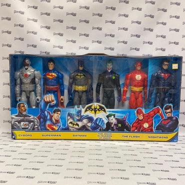 Mattel DC Batman 6-Pack | Cyborg | Superman | Batman | The Joker | The Flash | Nightwing - Rogue Toys