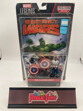 Hasbro Marvel Legends Special Edition Comic Book Secret Wars Shield-Wielding Heroes (Re-Taped)