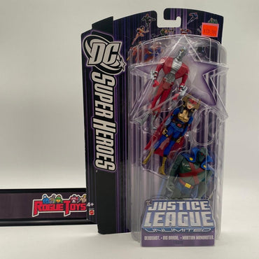 Mattel DC Super Heroes Justice League Unlimited Deadshot | Big Barda | Martian Manhunter