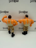 Hasbro WWF Series 10 Butch of the Bushwhackers with Down Under Pounder! & Luke of the Bushwhackers with Down and Out Blaster!