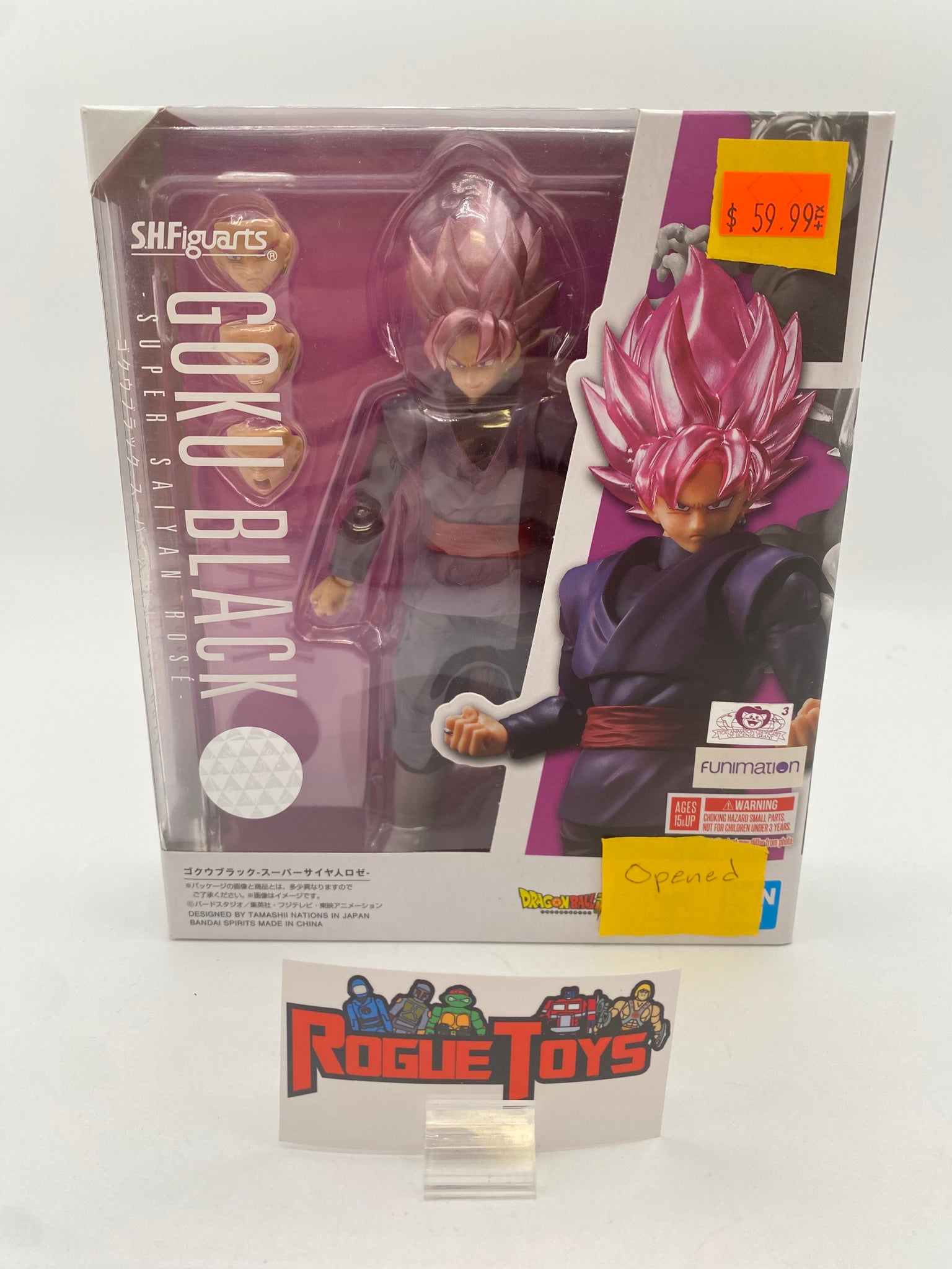 Dragon fashion ball sh figuarts goku black