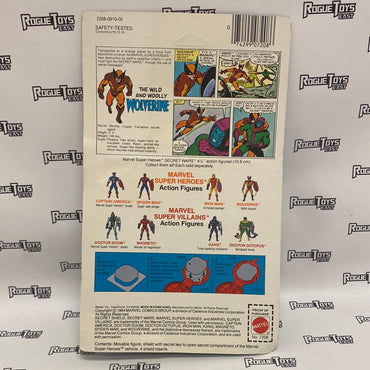 Mattel 1984 Marvel Super Heroes Secret Wars Wolverine and his Secret Shield - Rogue Toys