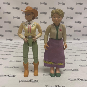 Fisher Price Loving Family Western Horse Rider (2001) & Grandma (1993)