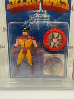 Mattel Marvel Super Heroes Secret Wars Wolverine and his Secret Shield (AFA 80 NM)