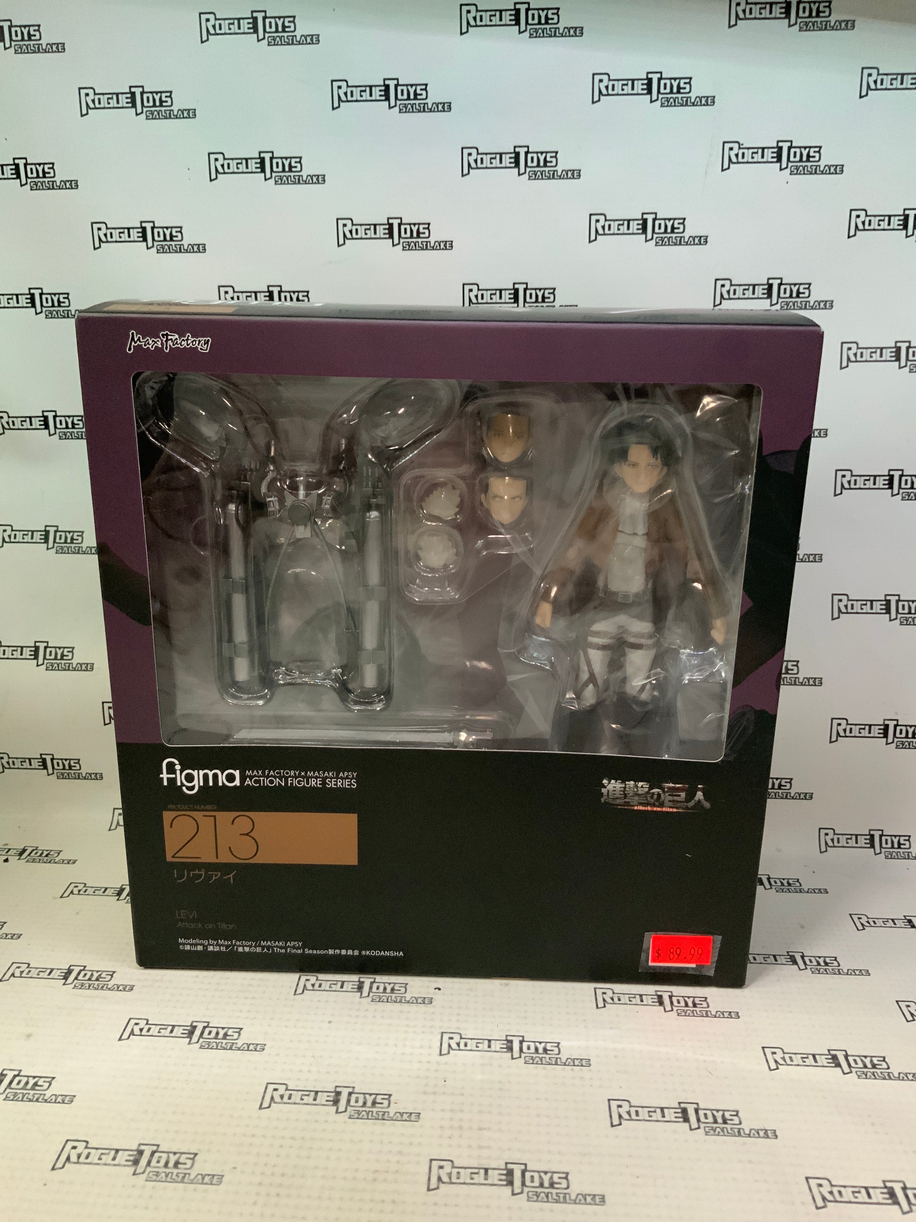 Good Smile Company Figma 213 Attack On Titan Levi| Rogue Toys