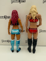 Mattel WWE Basic Battle Packs Series 47 Sasha Banks vs. Charlotte Flair