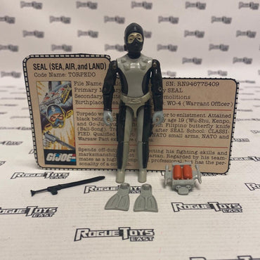 Hasbro 1983 GI Joe Torpedo Version 1 (Complete, Loose Knee Joints) - Rogue Toys
