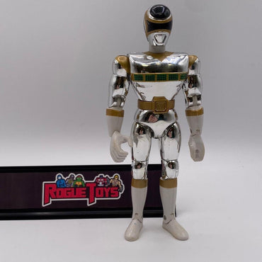Bandai 1998 Power Rangers in Space Talking Silver Astro Ranger (Not Tested)