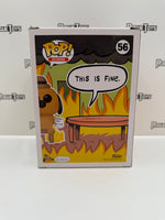 Funko POP! Icons This Is Fine Dog (Entertainment Earth Exclusive)