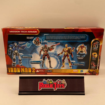 Hasbro Marvel Iron Man 2 Concept Series Mission Tech Armor Iron Man Arctic Crusader | Iron Man Star Flare Armor | Iron Man Sandstorm Armor (Toys “R” Us Exclusive)