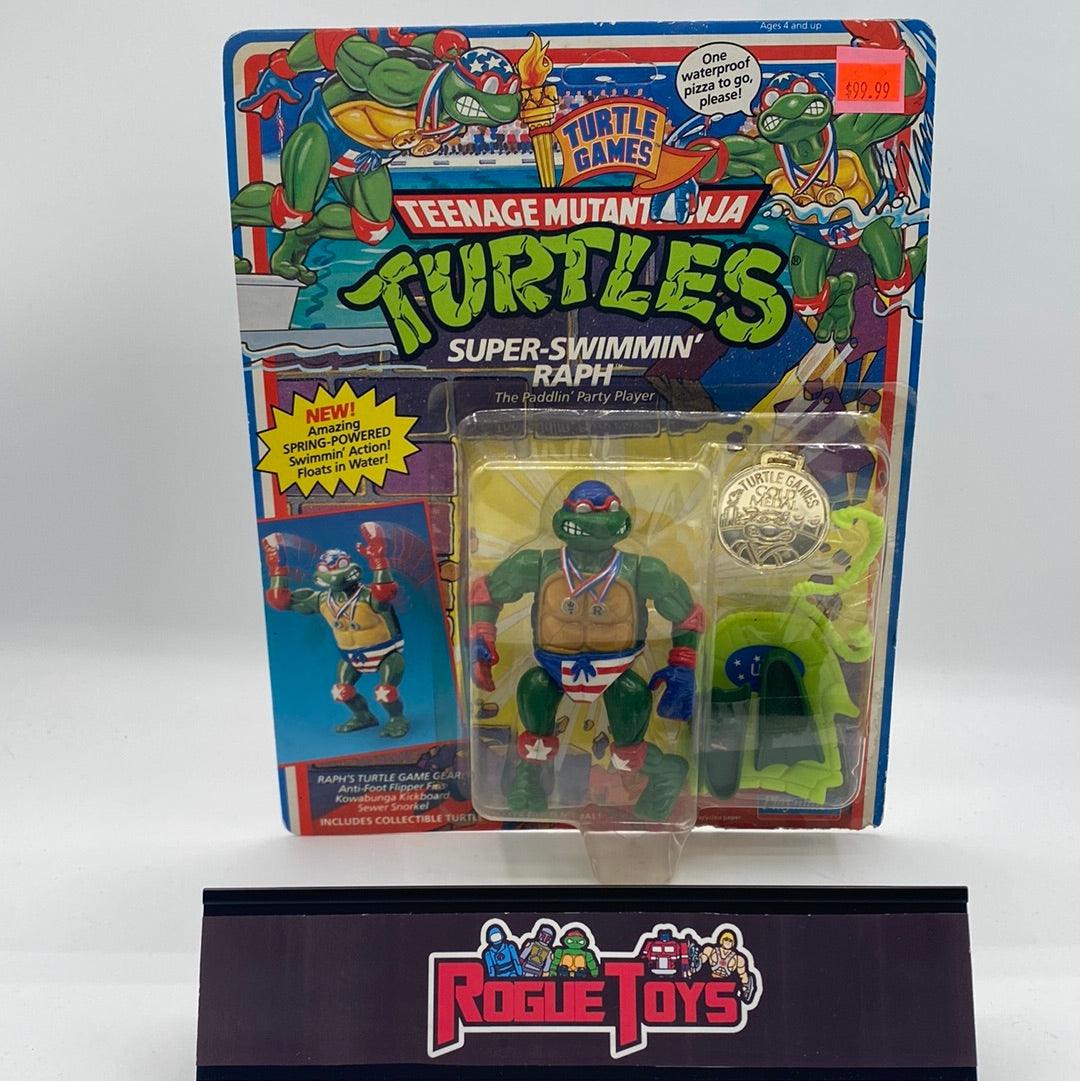 Playmates 1992 Turtle Games Teenage Mutant Ninja Turtles Super-Swimmin’ Raph - Rogue Toys