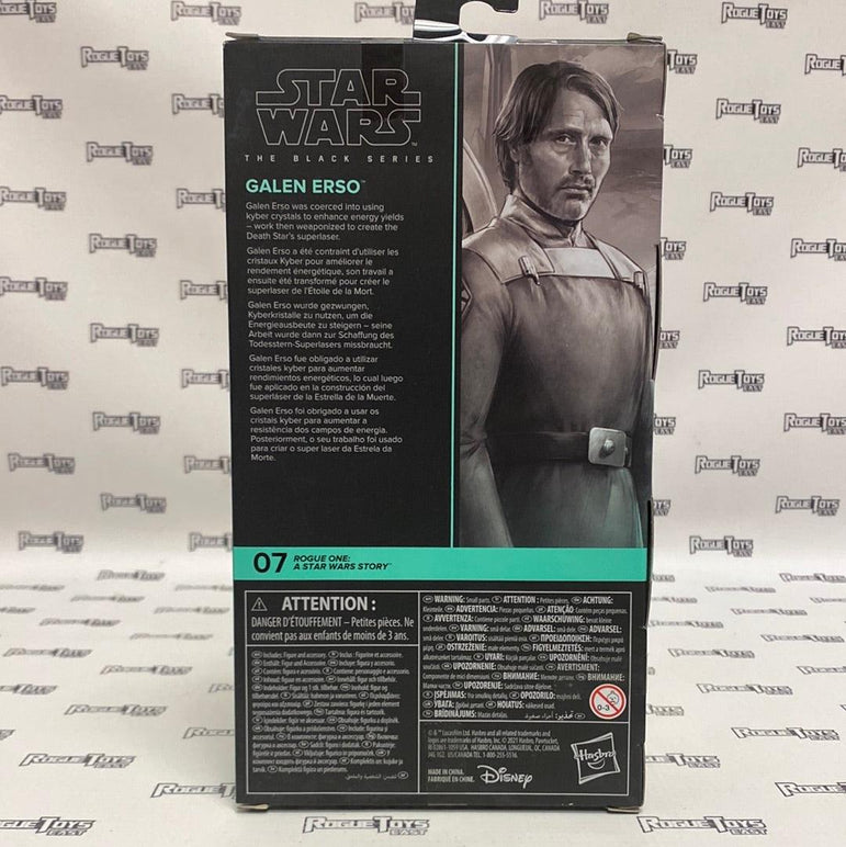 Hasbro Star Wars The Black Series Rogue One: A Star Wars Story Galen Erso