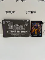 Hasbro Transformers Generations Titans Return Voyager Class Decepticon Blitzwing & Decepticon Hazard