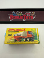 Lesney Matchbox Superfast Freeway Gas Tanker No. 63