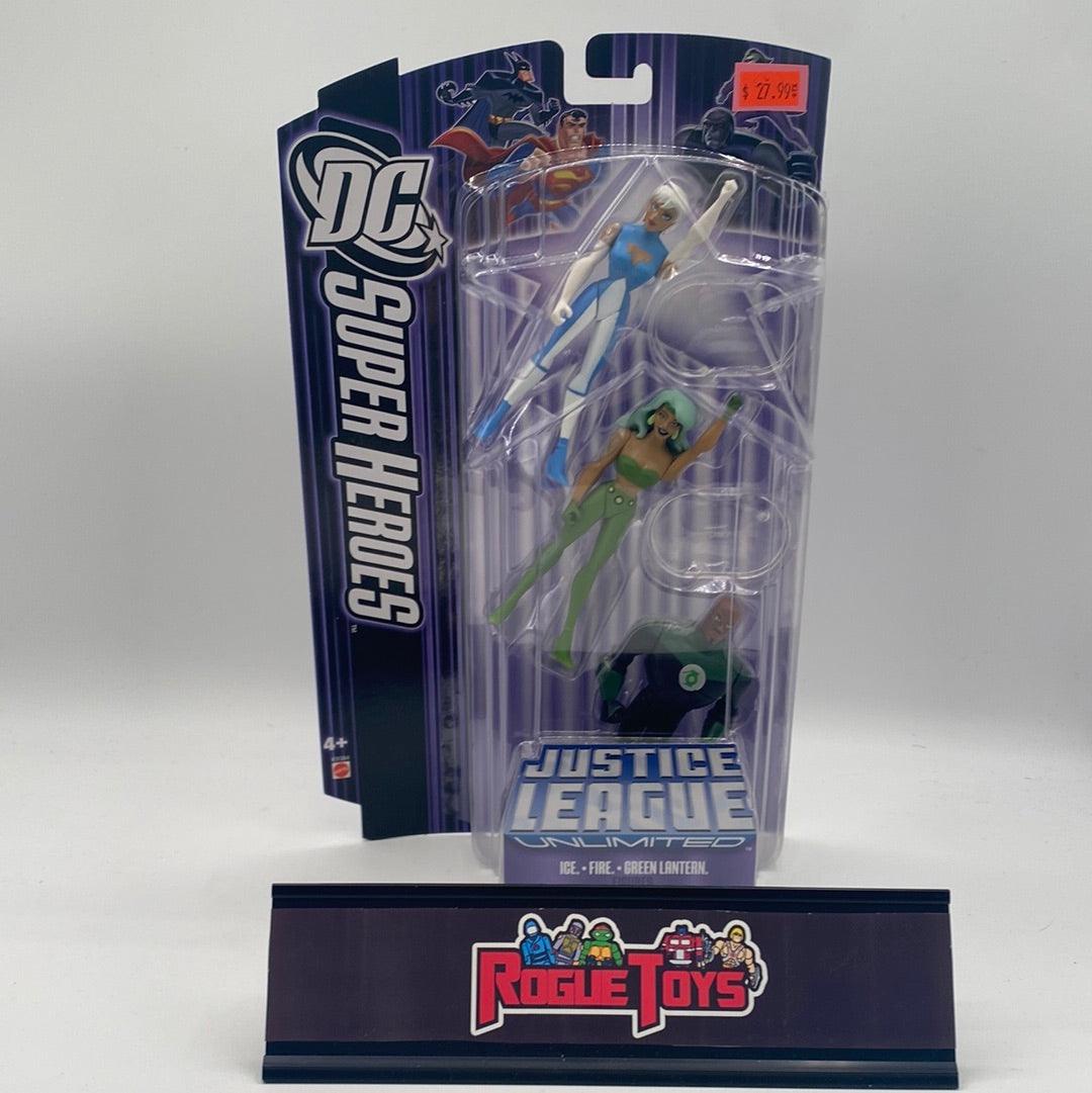 Mattel DC Super Heroes Justice League Unlimited Ice | Fire | Green Lantern - Rogue Toys