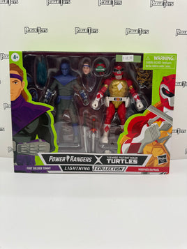 Hasbro Power Rangers x Teenage Mutant Ninja Turtles (TMNT) Lightning Collection Foot Solider Tommy & Morphed Raphael