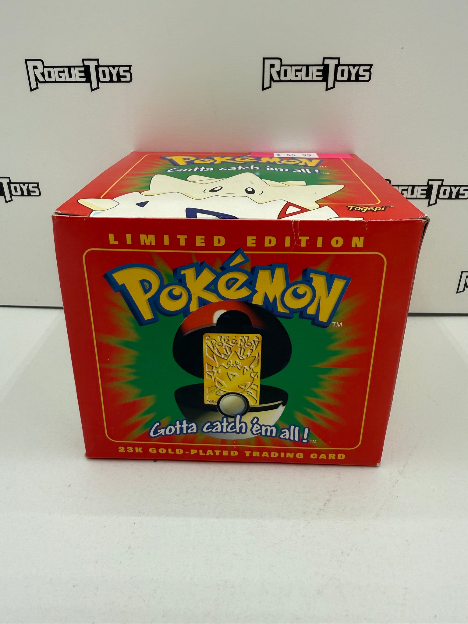 Nintendo Pokémon 23k Gold-Plated Trading Card Togepi| Rogue Toys