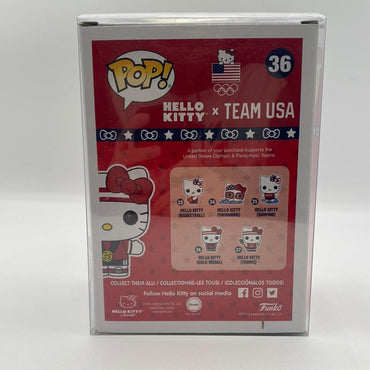 Funko POP! Hello Kitty x Team USA Hello Kitty (Gold Medal) (Flocked) (Funko.com Exclusive)