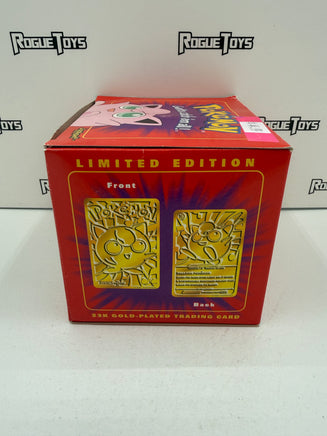 Nintendo Pokémon 23k Gold-Plated Trading Card #39 Jigglypuff| Rogue Toys