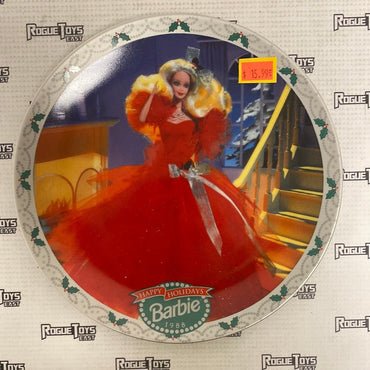Mattel 1995 Barbie Collector Happy Holidays Barbie 1988 Limited Edition Collector’s Plate (Plate #6,208)