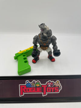 Playmates 1992 Teenage Mutant Ninja Turtles Power Punchin Rocksteady (Broken)