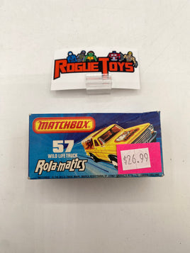 Matchbox 75 Rola-Matics 57 Wild Life Truck