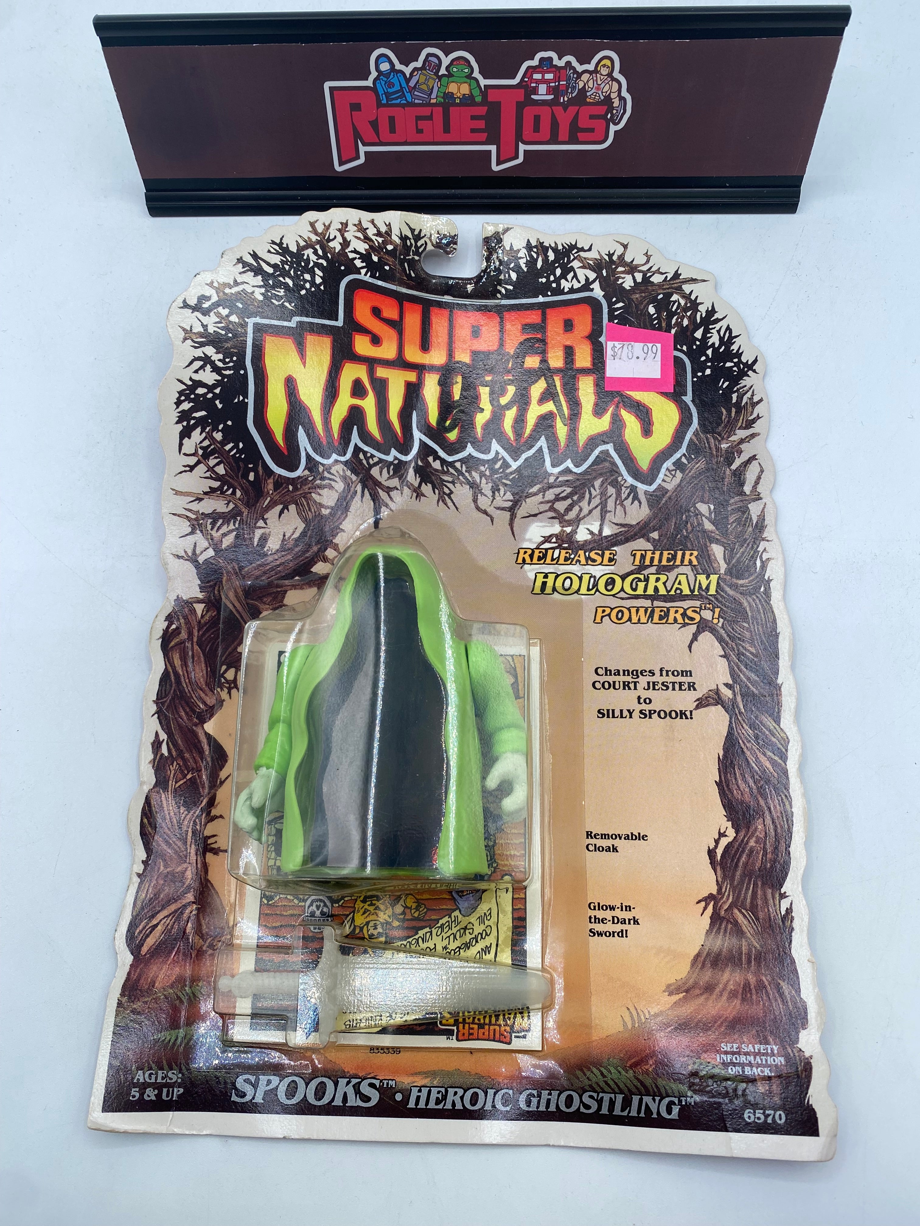 Tonka トンカ スパイラルゾーン ダークカレッジ フィギュア Tonka Super Naturals Spooks Heroic Ghostling| Rogue Toys
