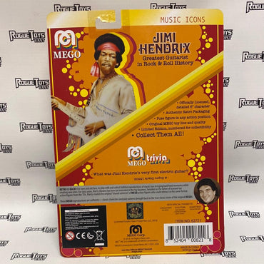MEGO Music Icons Jimi Hendrix Classic 8 Inch Figure