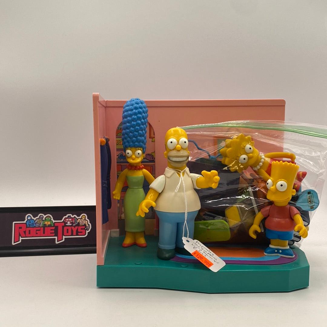 Playmates The Simpsons Living Room w/ Extras