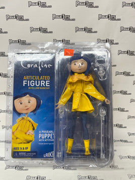 NECA Laika Coraline Articulated Figure in Yellow Raincoat